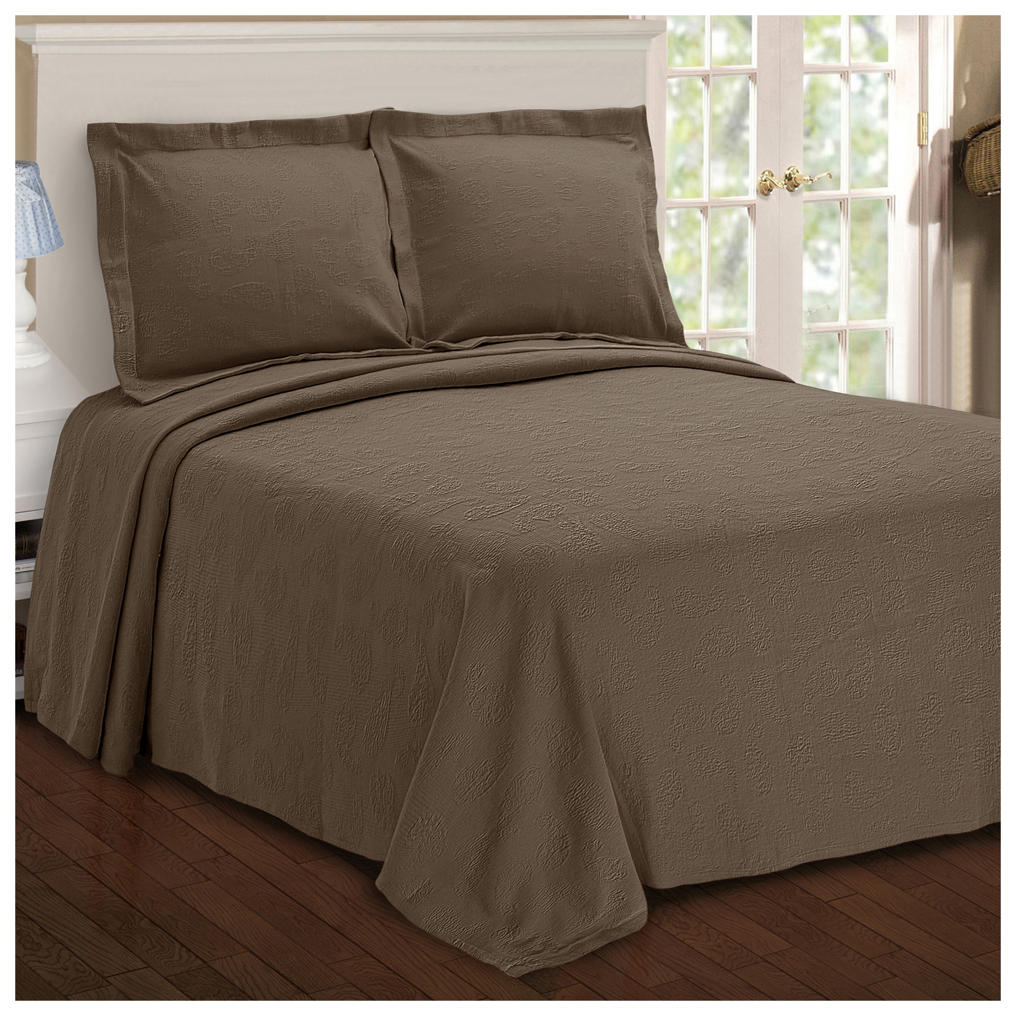 100 Cotton Jacquard Premium Matelasse Bedspread